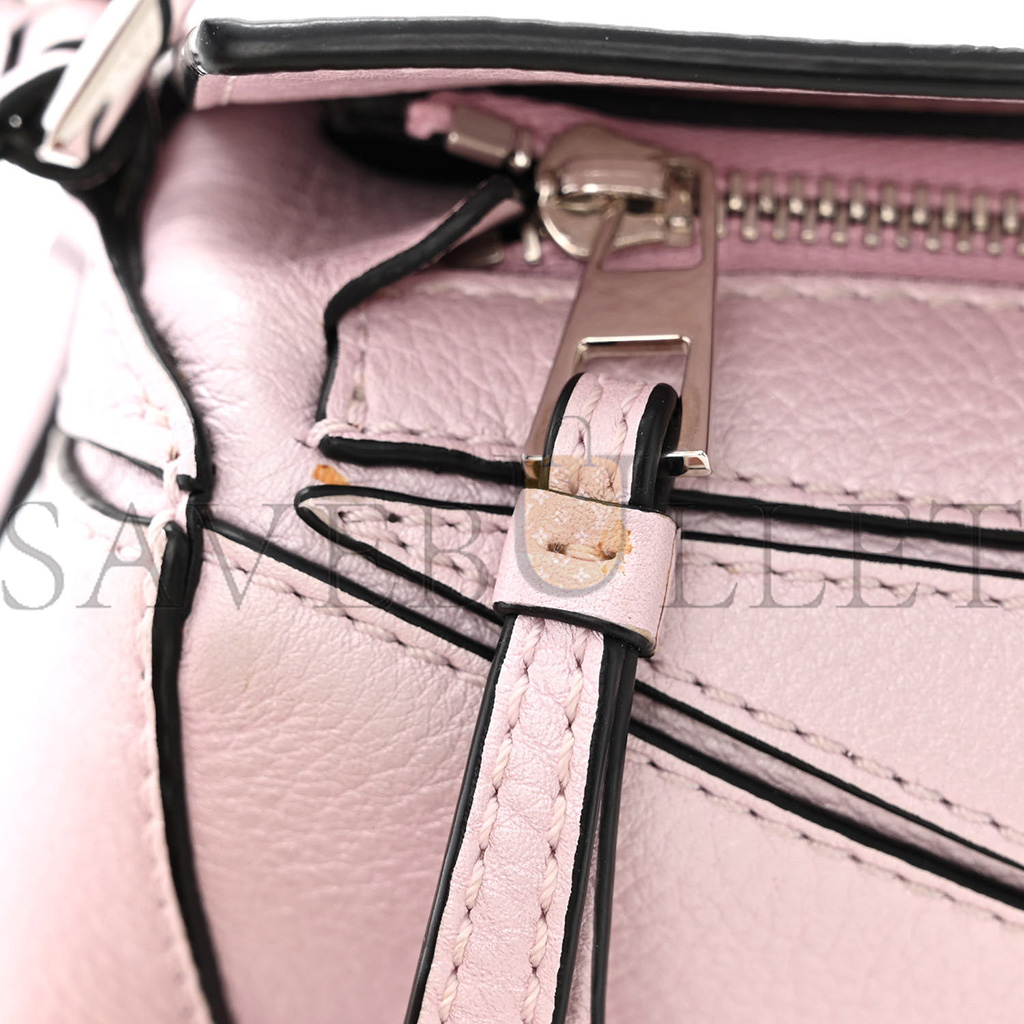 l*ew* calfskin mini puzzle bag icy pink (18*12.5*8cm)