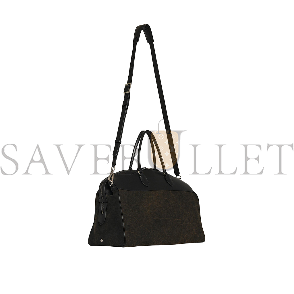 T*e R*w george duffle in leather and denim blackblack w1630l52w763bblcs (43*30*18cm)
