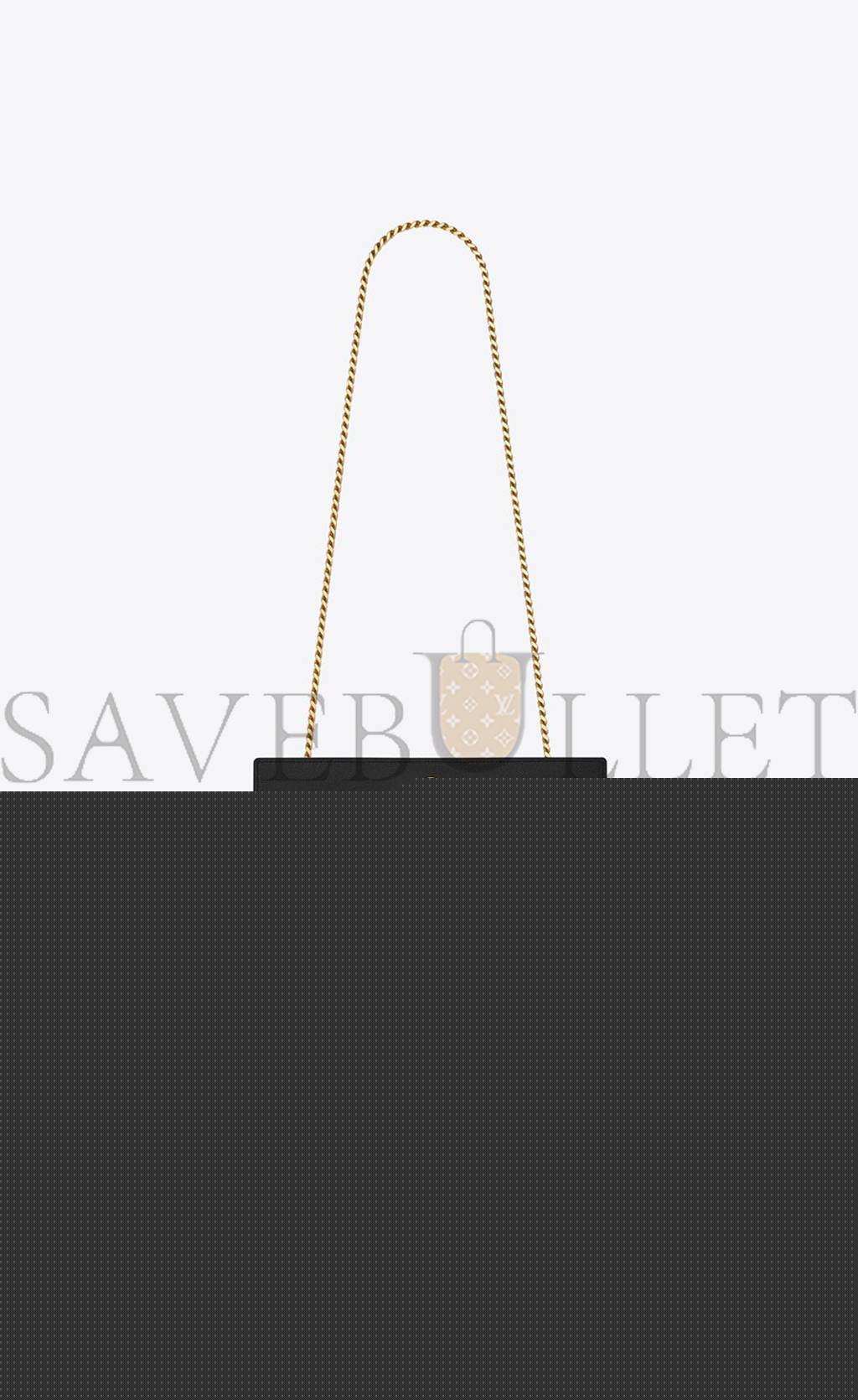 Y*L kate medium chain bag in grain de poudre embossed leather (24*14.5*5.5cm)