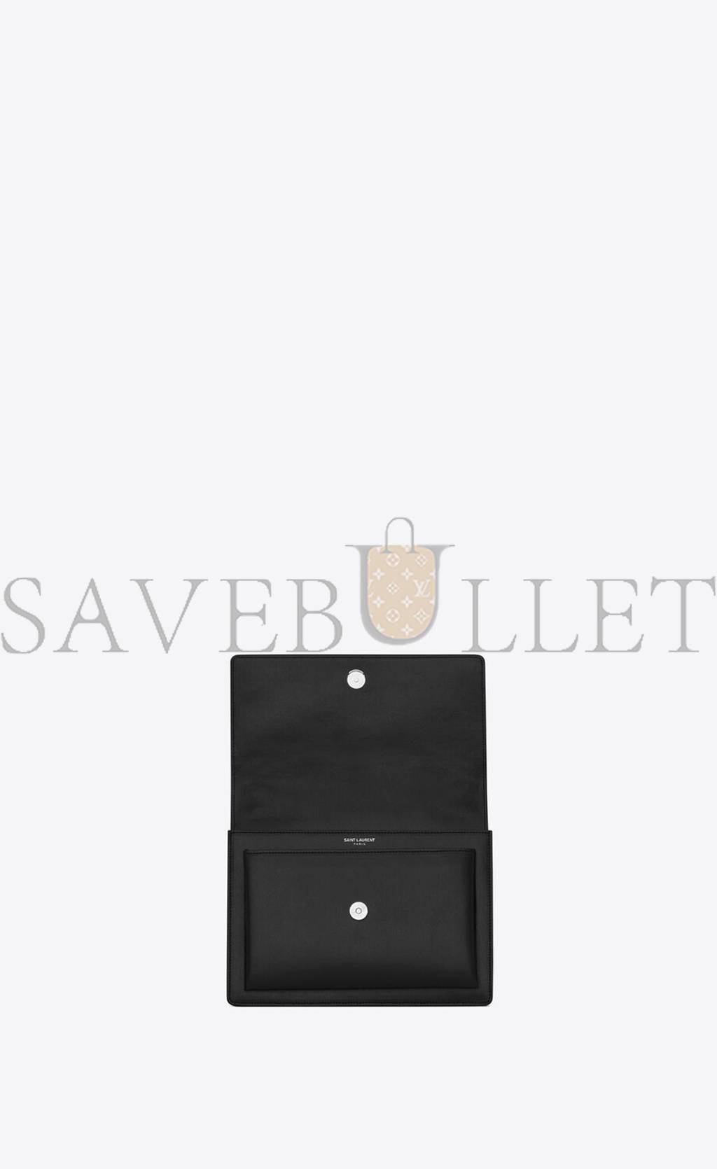 Y*L sunset medium chain bag in smooth leather 442906d420n1000 (22*16*6.5cm)