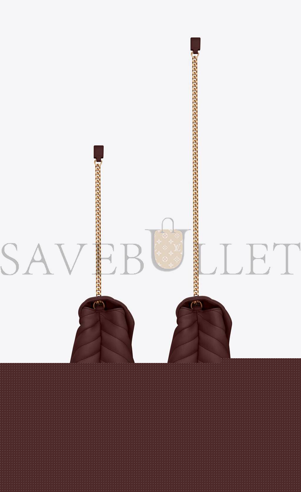 Y*L loulou medium chain bag in quilted leather 574946dv7276475 (32*22*12cm)