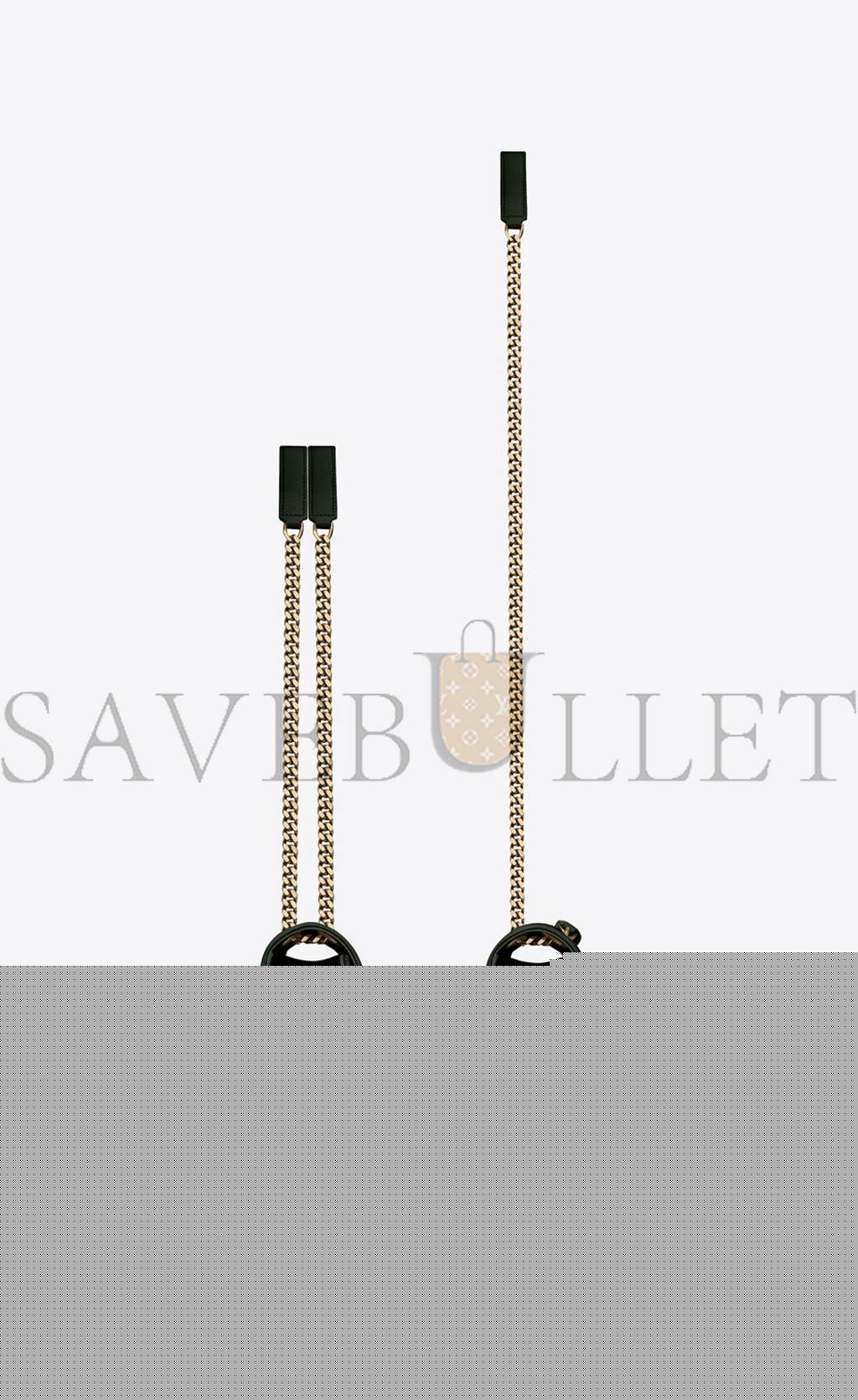 Y*L envelope medium chain bag in mix matelass&eacute; grain de poudre embossed leather 600185bow913045 (24*17.5*6cm)