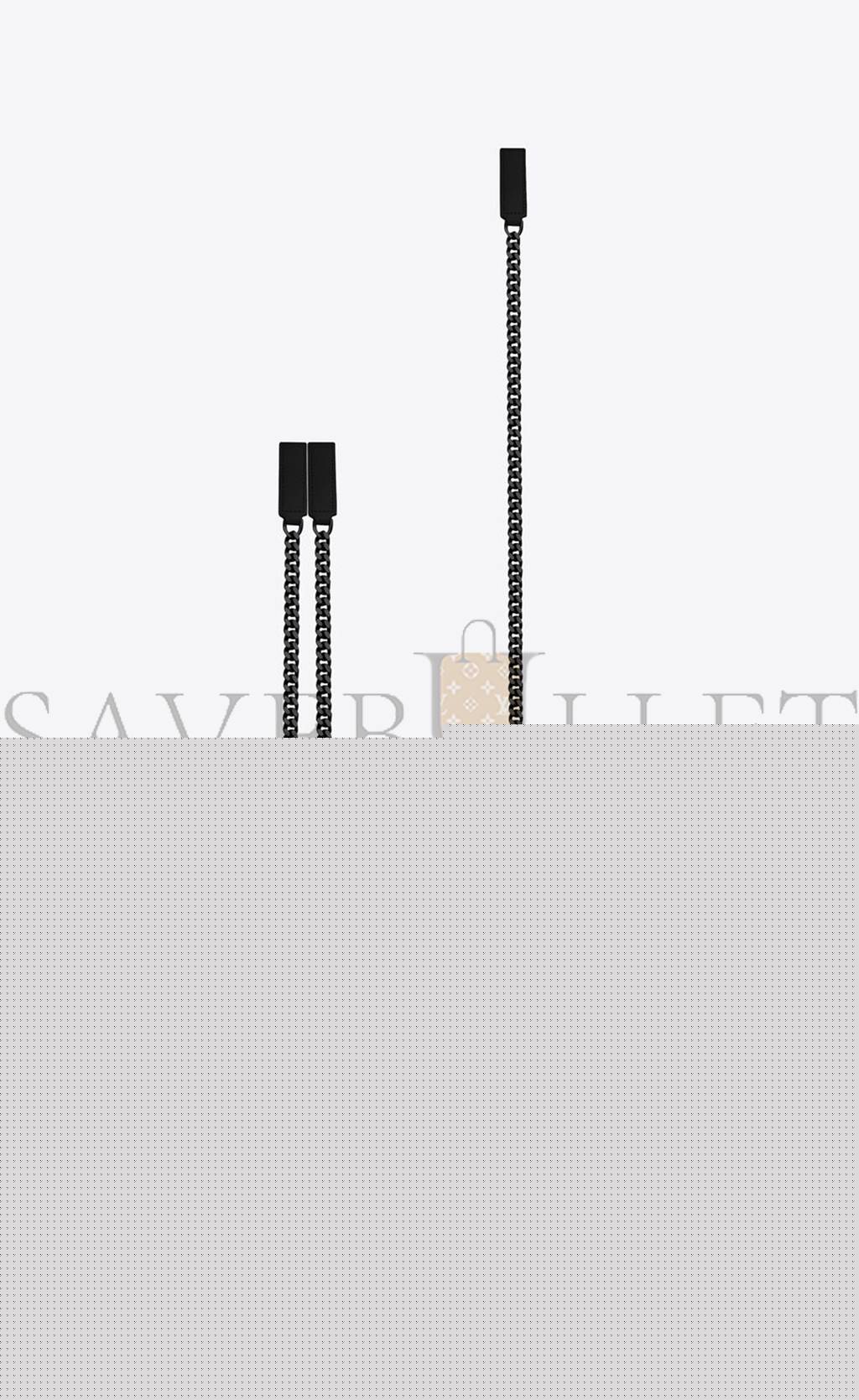 Y*L envelope medium chain bag in mix matelassé grain de poudre embossed leather 600185bow981000 (24*17.5*6cm)