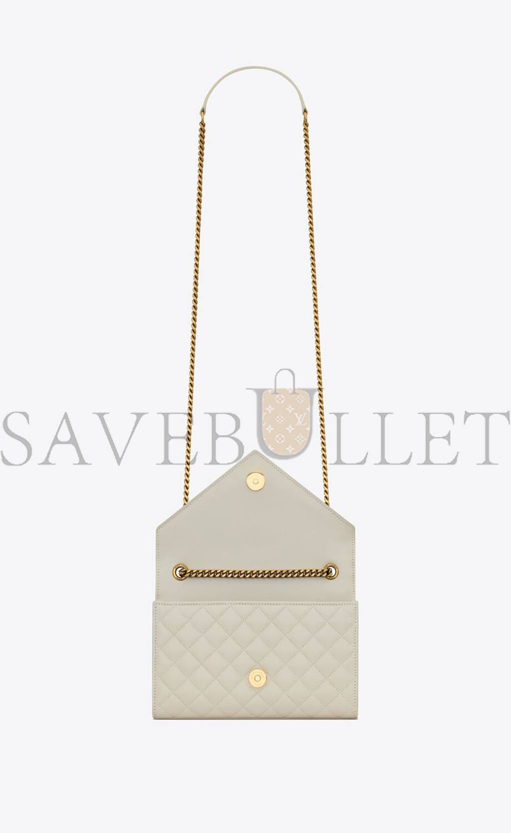 Y*L small envelope in mix matelassé leather 600195aabzo9290 (21*13*6cm)