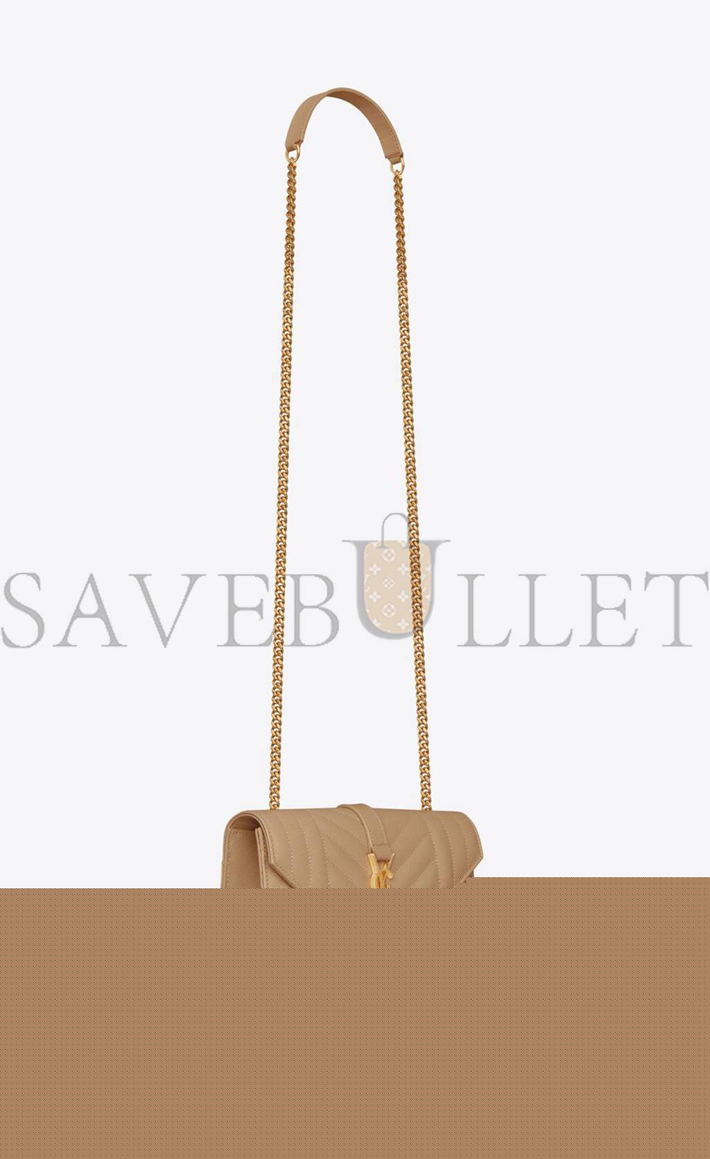 Y*L envelope small bag in mix matelassé grain de poudre embossed leather 600195bow912346 (21*13*6cm)