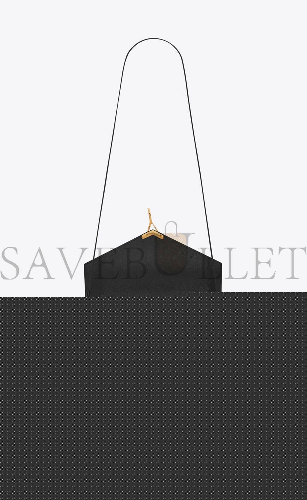 Y*L cassandra medium top handle bag in grain de poudre embossed leather 623931bow0w1000 (24.5*20*11.5cm)