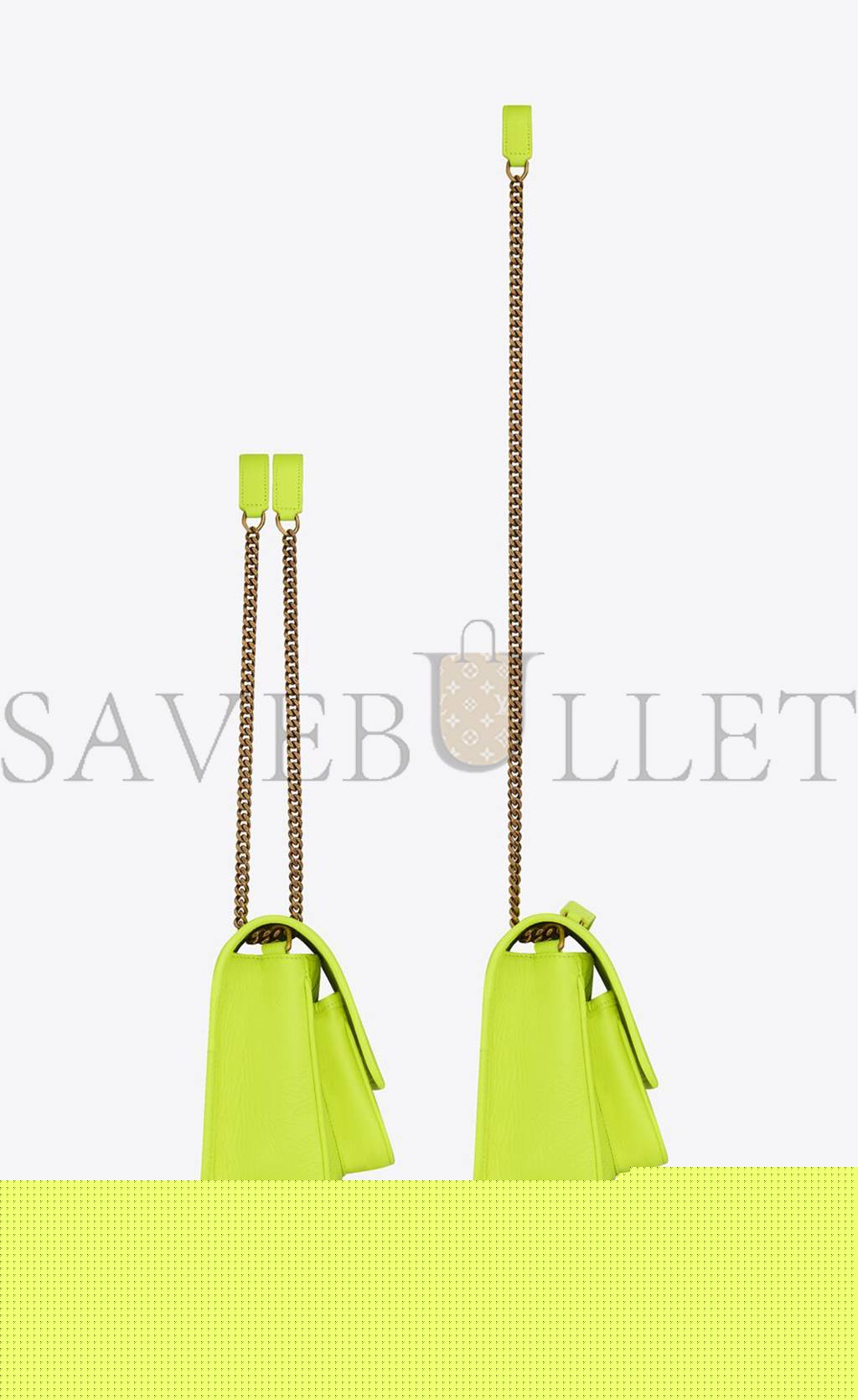 Y*L niki baby chain bag in crinkled lambskin 633160aaa6n7109 (21*16*7.5cm)