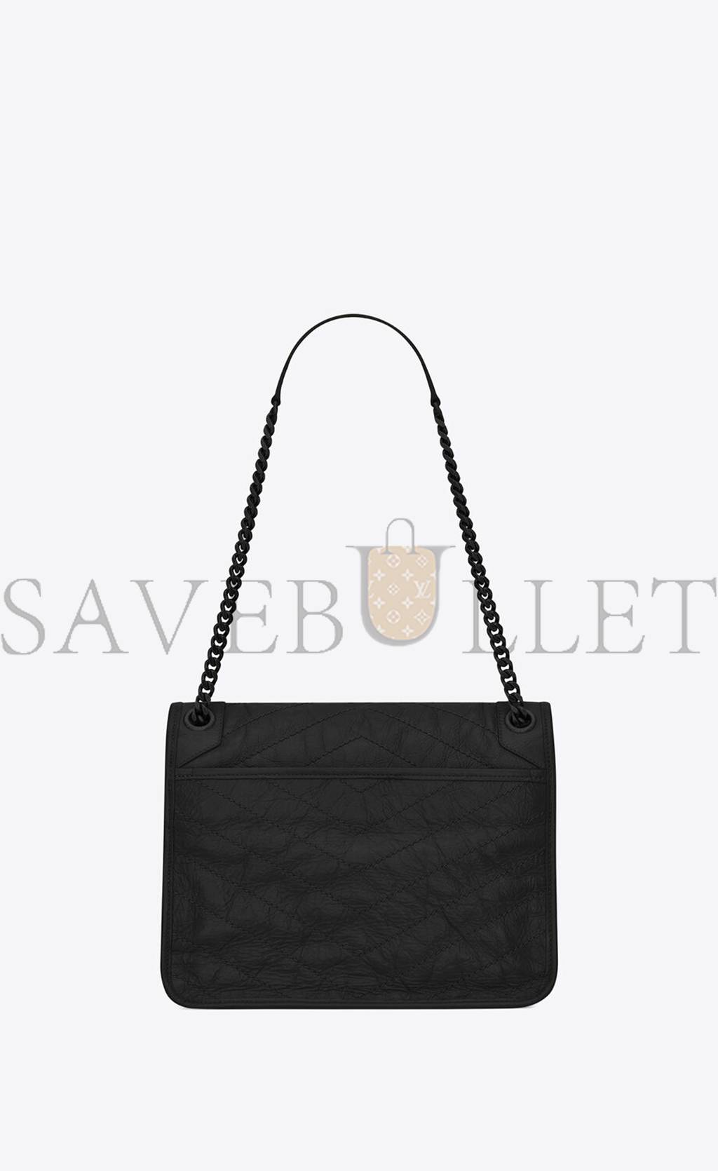 Y*L niki medium chain bag in crinkled vintage leather 6331840en081000 (28*20*8.5cm)