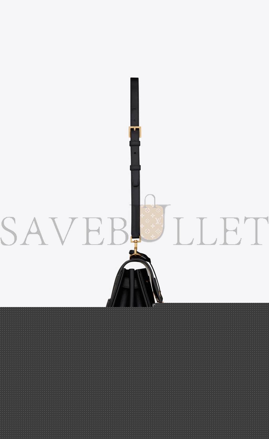 Y*L le fermoir top handle bag in shiny leather 6749882za0w1000 (30*22*12cm)