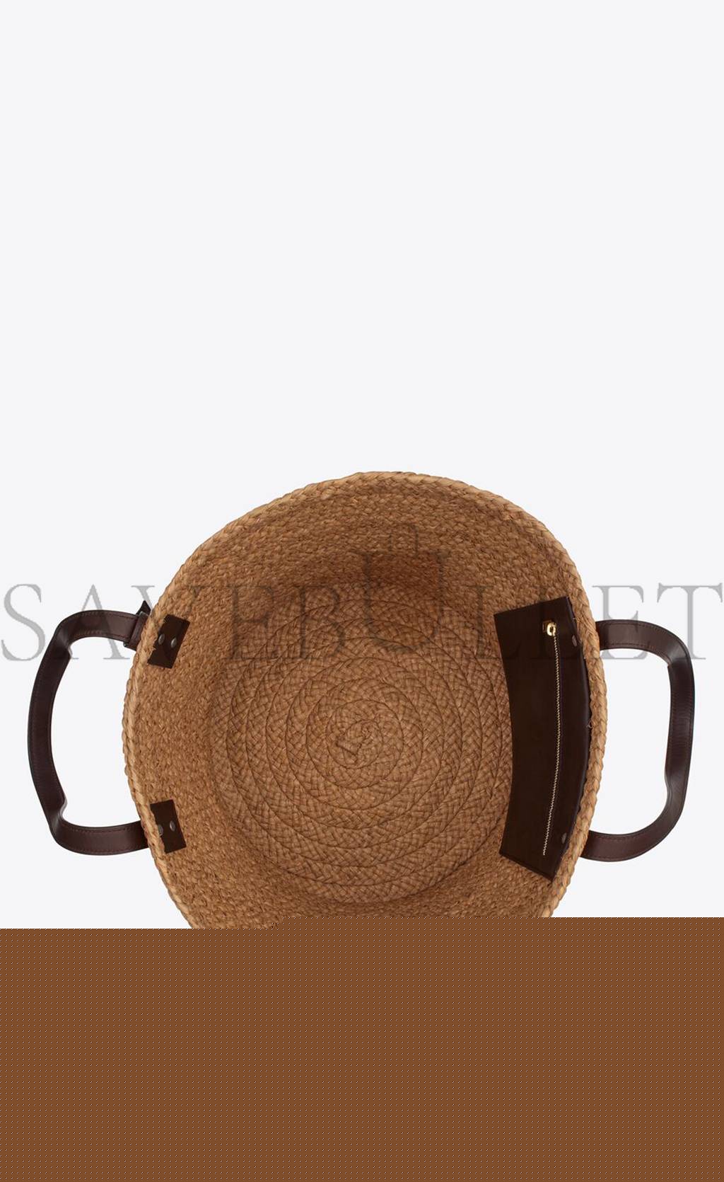 Y*L panier medium bag in raffia 693242gqthj7062 (30*27*20cm)