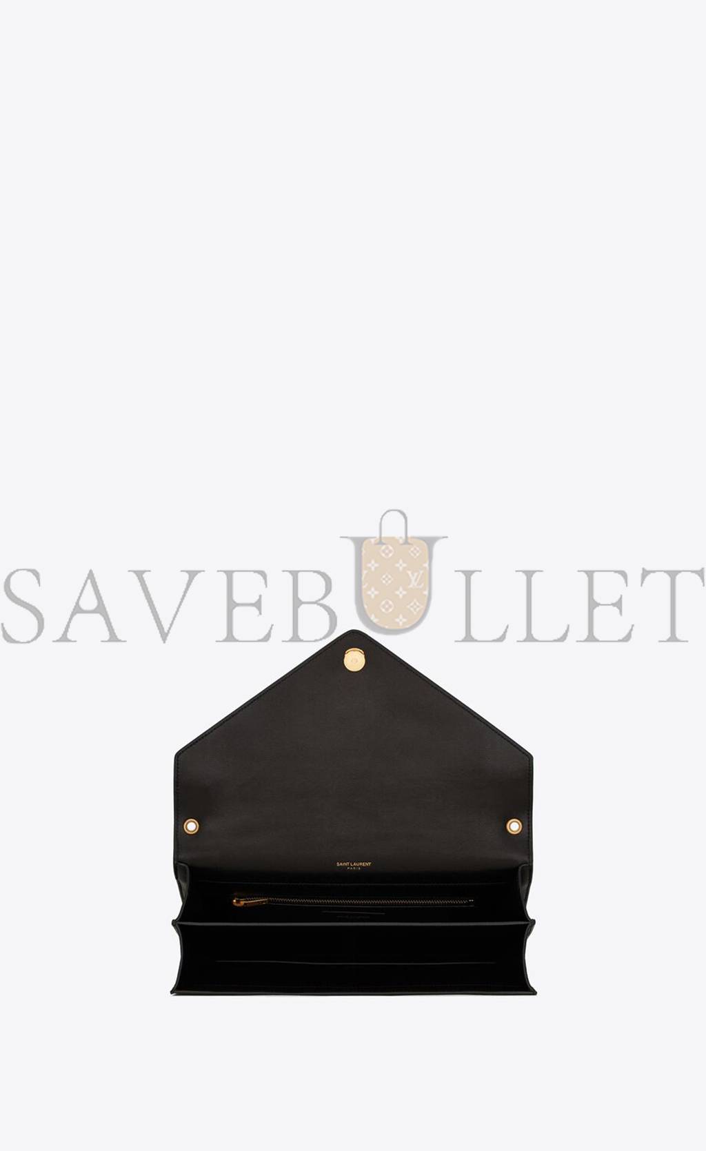 Y*L gaby satchel in crocodile-embossed lacquered leather and lambskin 695724dzeuw1000 (26*18*5cm)