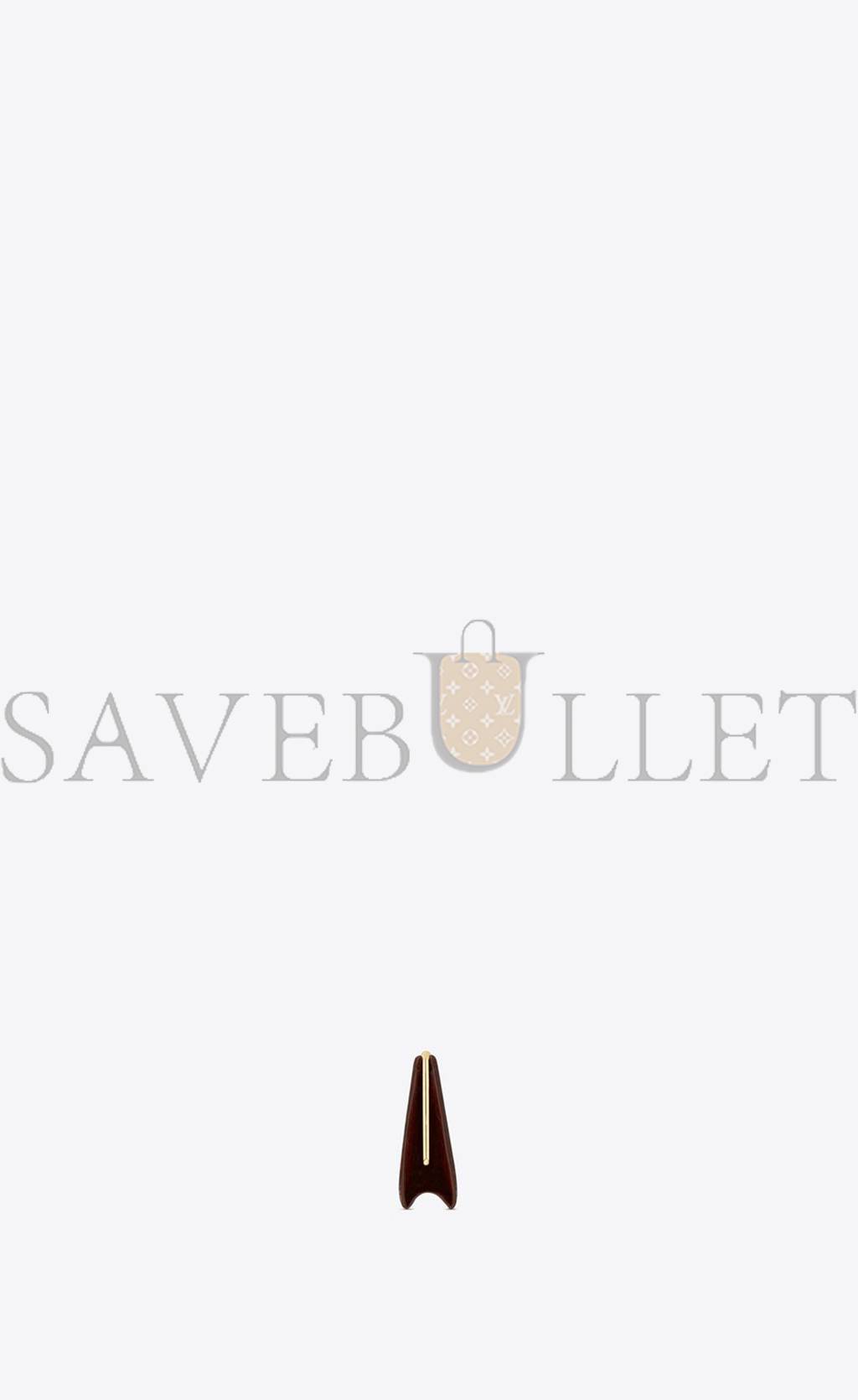 Y*L midnight large clutch in crocodile-embossed lacquered leather 6976582us1j2582 (33*10.5*4/1.5cm)