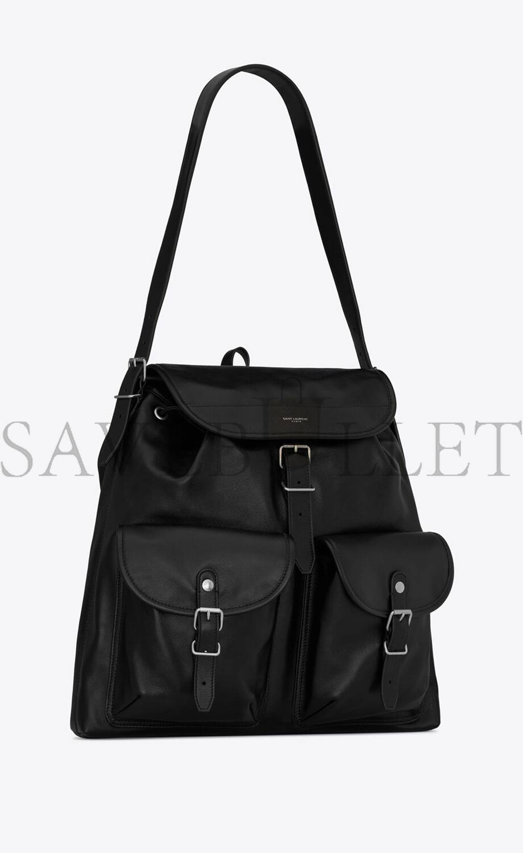 Y*L shoulder bag in smooth leather 737952aabzh1000 (56*50*19cm)