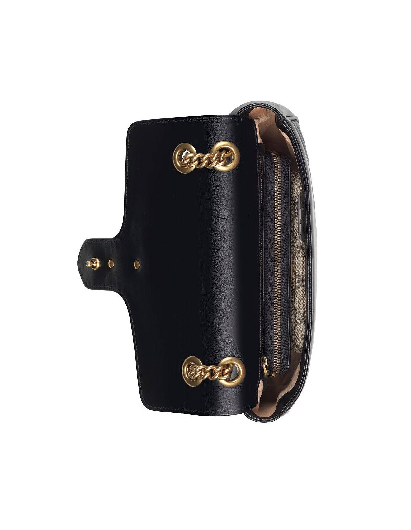 G*u*i gg marmont small matelassÉ shoulder bag 443497 (26*15*7cm)