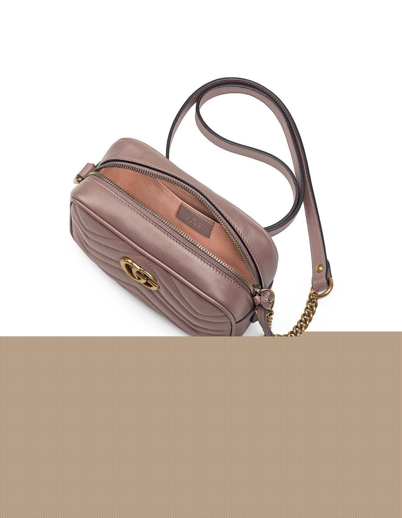 G*u*i gg marmont matelassÉ mini bag  448065(18*12*6cm)