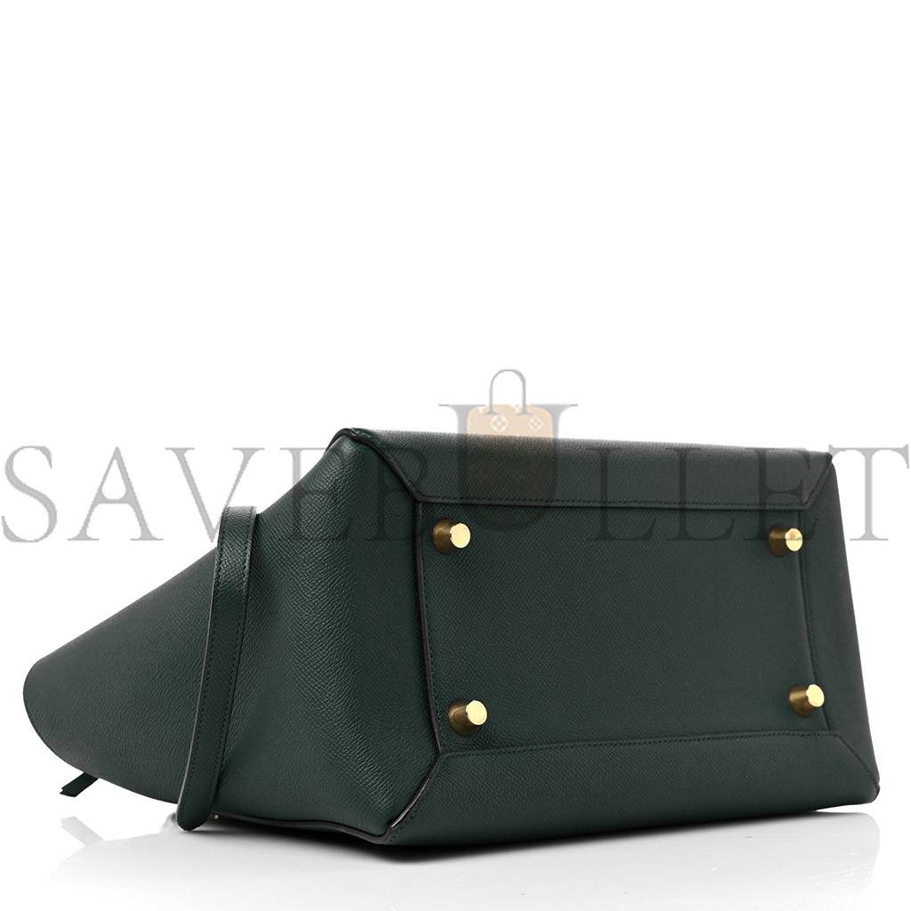 Ce**e grained calfskin mini belt bag amazone (28*22*17cm)