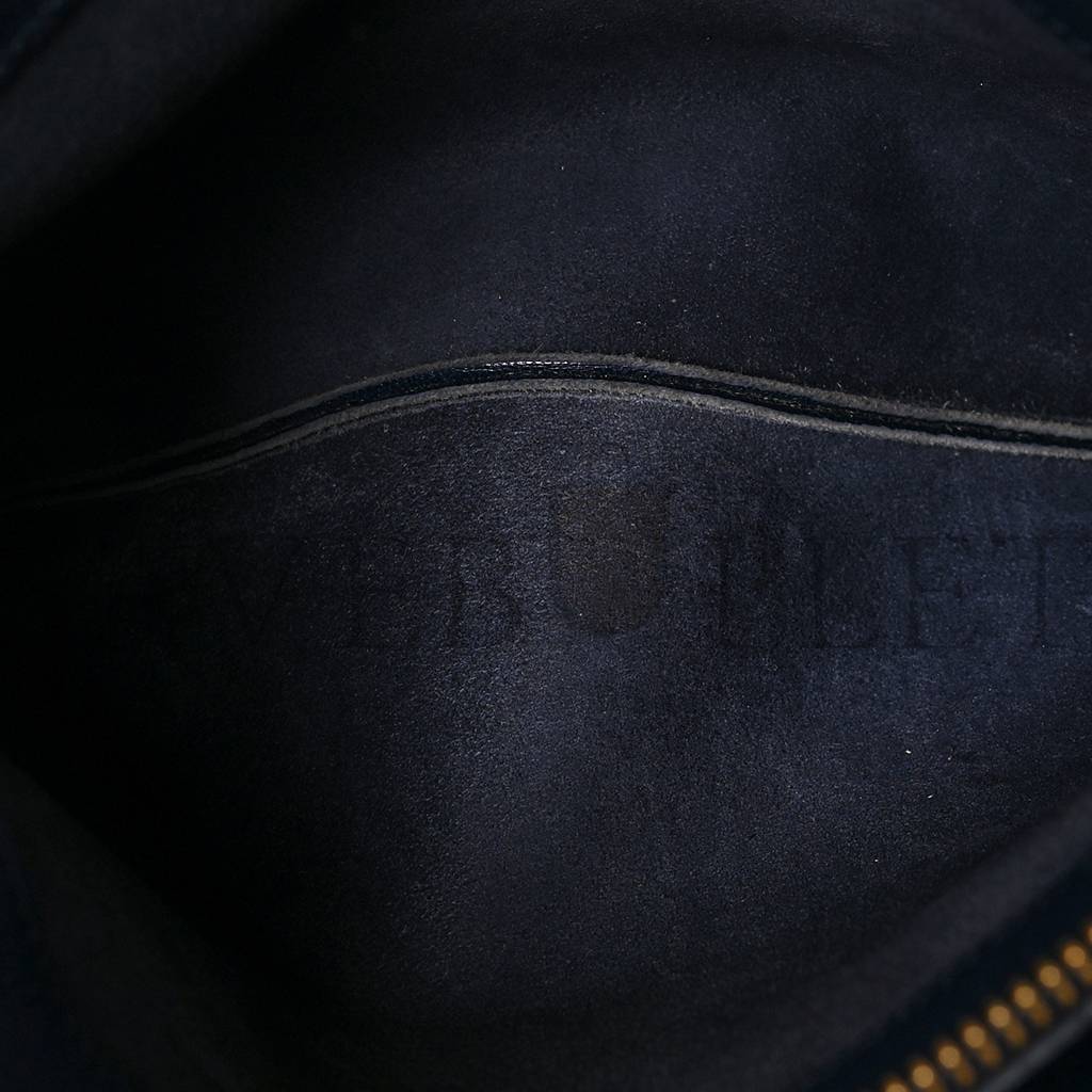 Ce**e goatskin large trio crossbody bag dark blue (24*18*3cm)