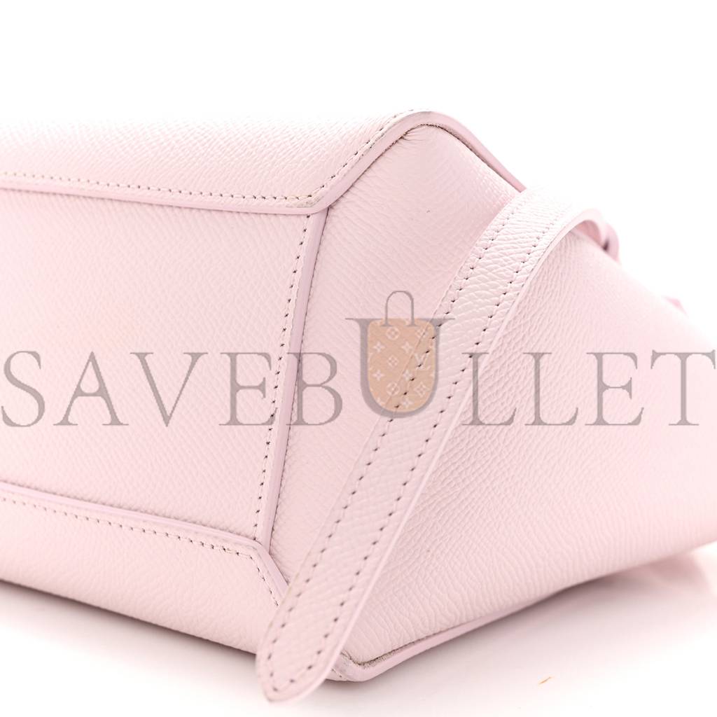 Ce**e grained calfskin nano belt bag peony (20*17*11cm)