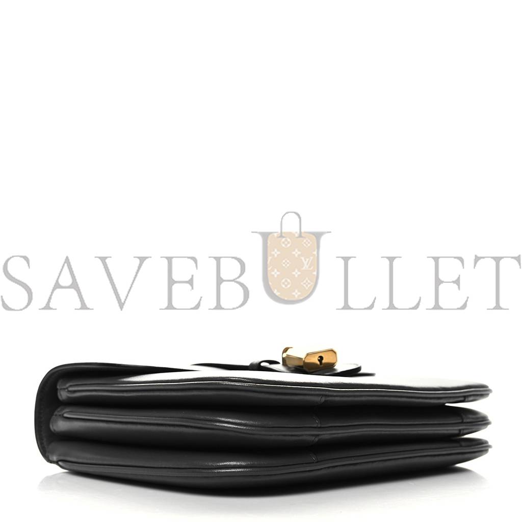 Ce**e smooth calfskin medium tabou anthracite (23*18*1cm)