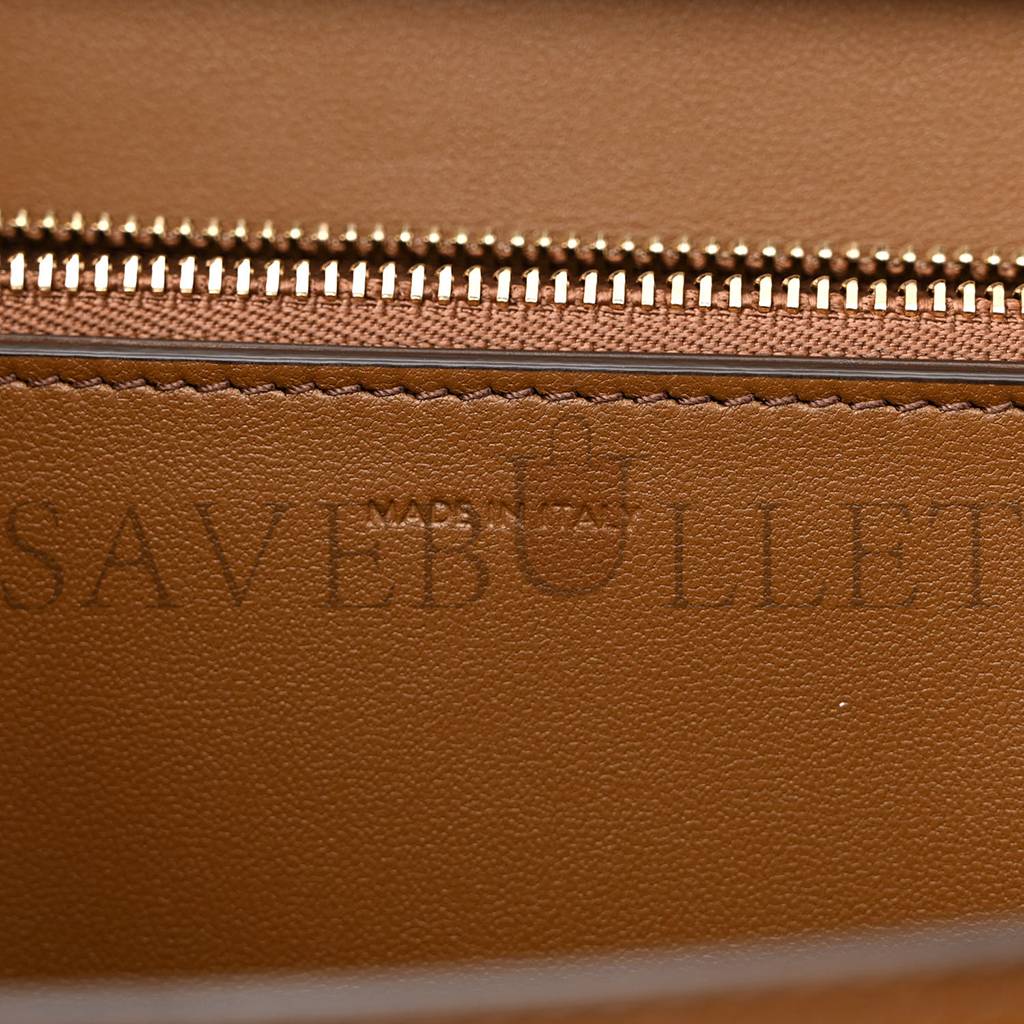 Ce**e box calfskin medium classic box flap bag camel (23*20*6cm)