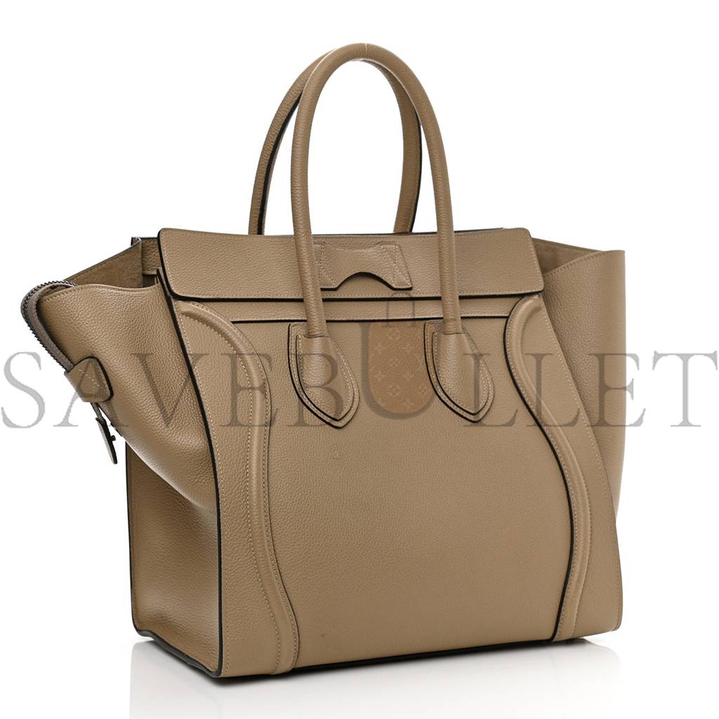 Ce**e drummed calfskin mini luggage dune (30*30*18cm)