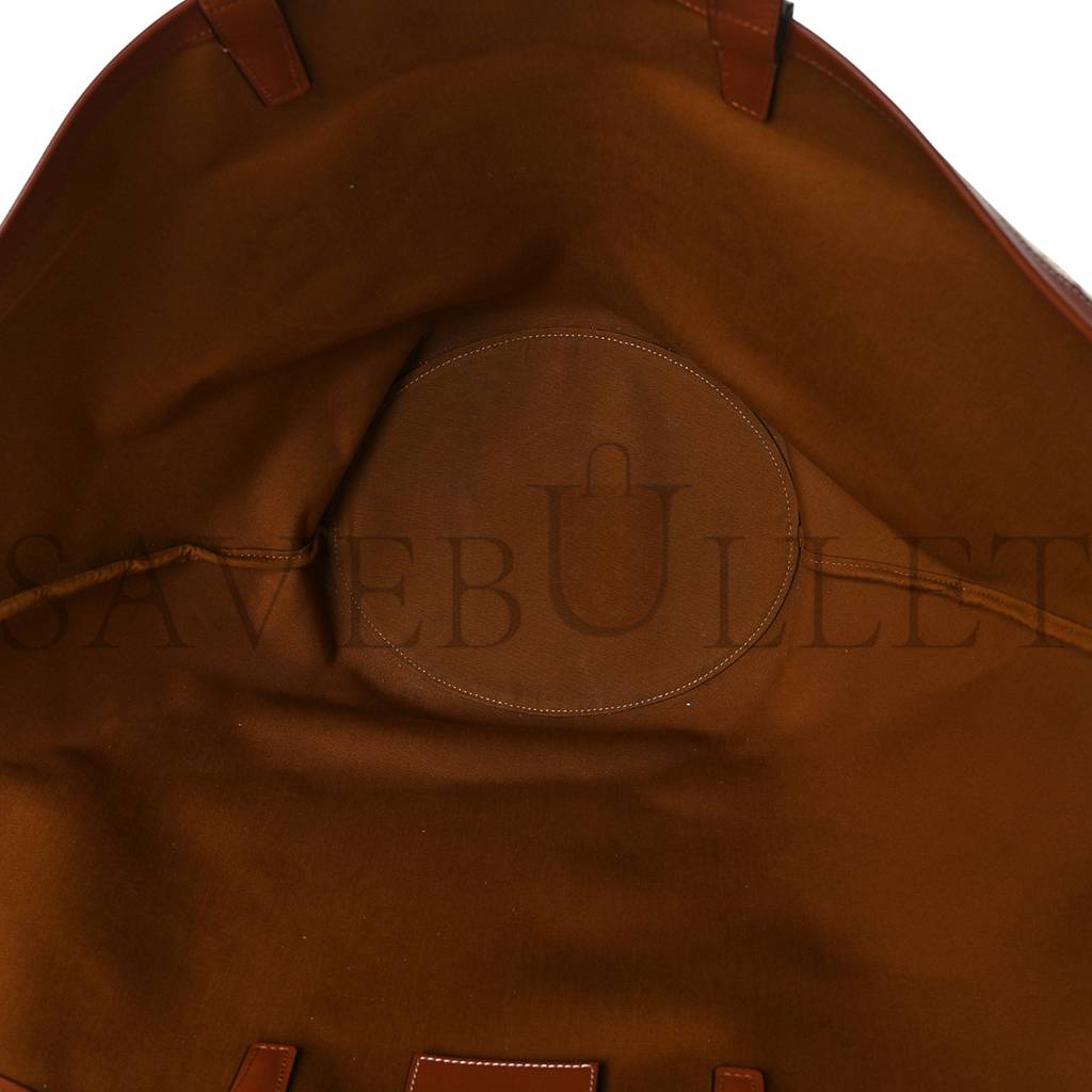 Ce**e calfskin canvas triomphe large couffin white (31*23*20cm)