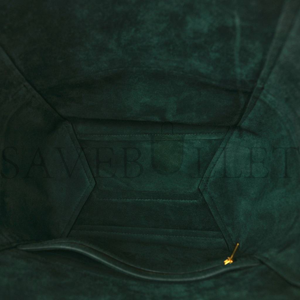 Ce**e soft grained calfskin sangle bucket bag amazone (33*23*17cm)