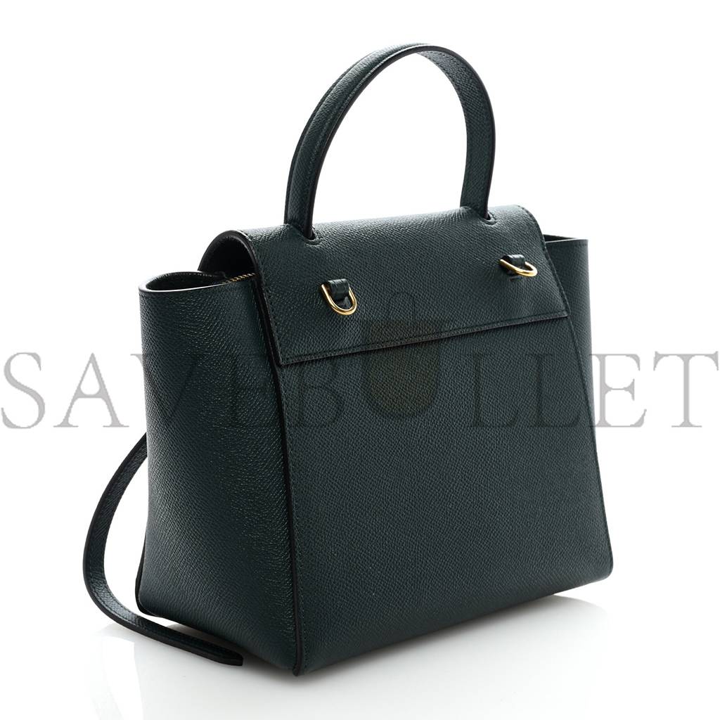 Ce**e grained calfskin nano belt bag amazone (20*19*11cm)