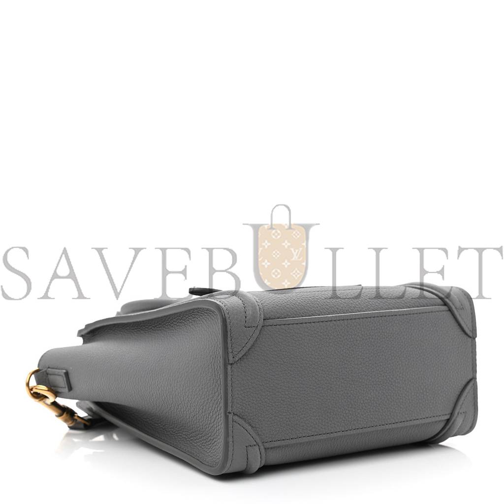 Ce**e baby drummed calfskin nano luggage kohl (20*20*10cm)