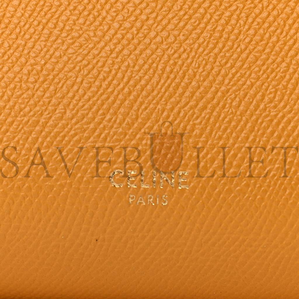 Ce**e grained calfskin nano belt bag calendula (20*18*10cm)