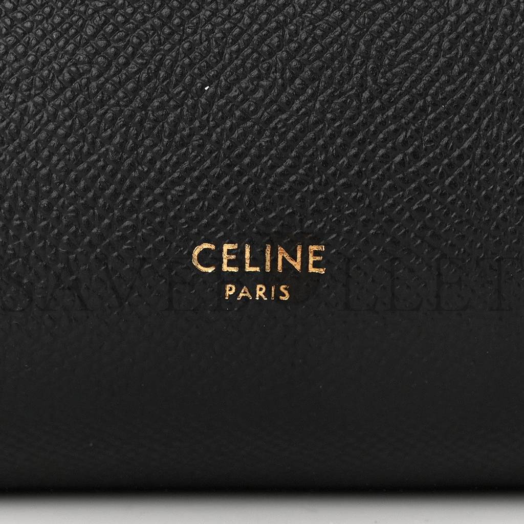 Ce**e grained calfskin nano belt bag black (20*15*10cm)
