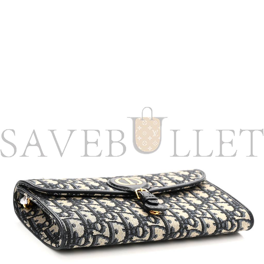 D*or oblique bobby east west pouch blue (22*13*3.2cm)