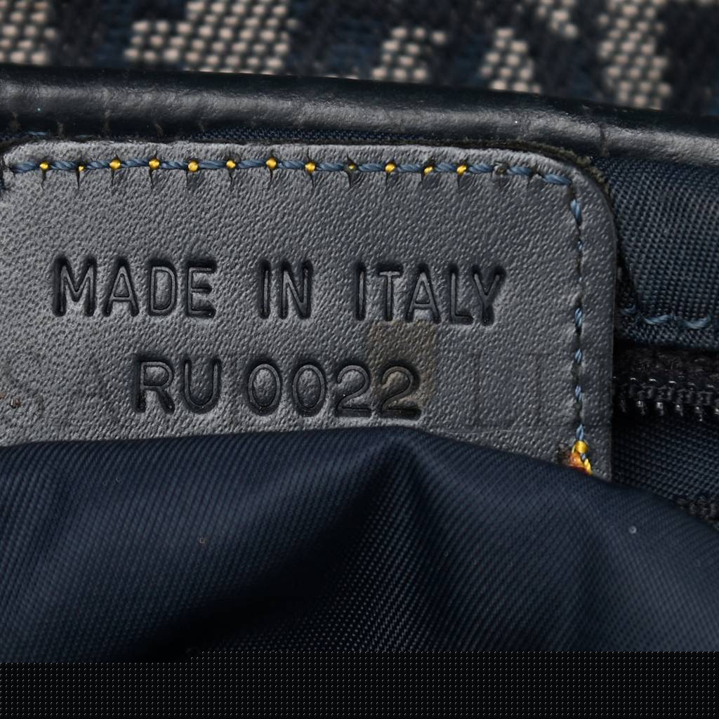 D*or monogram saddle bag blue (20*19*2.5cm)