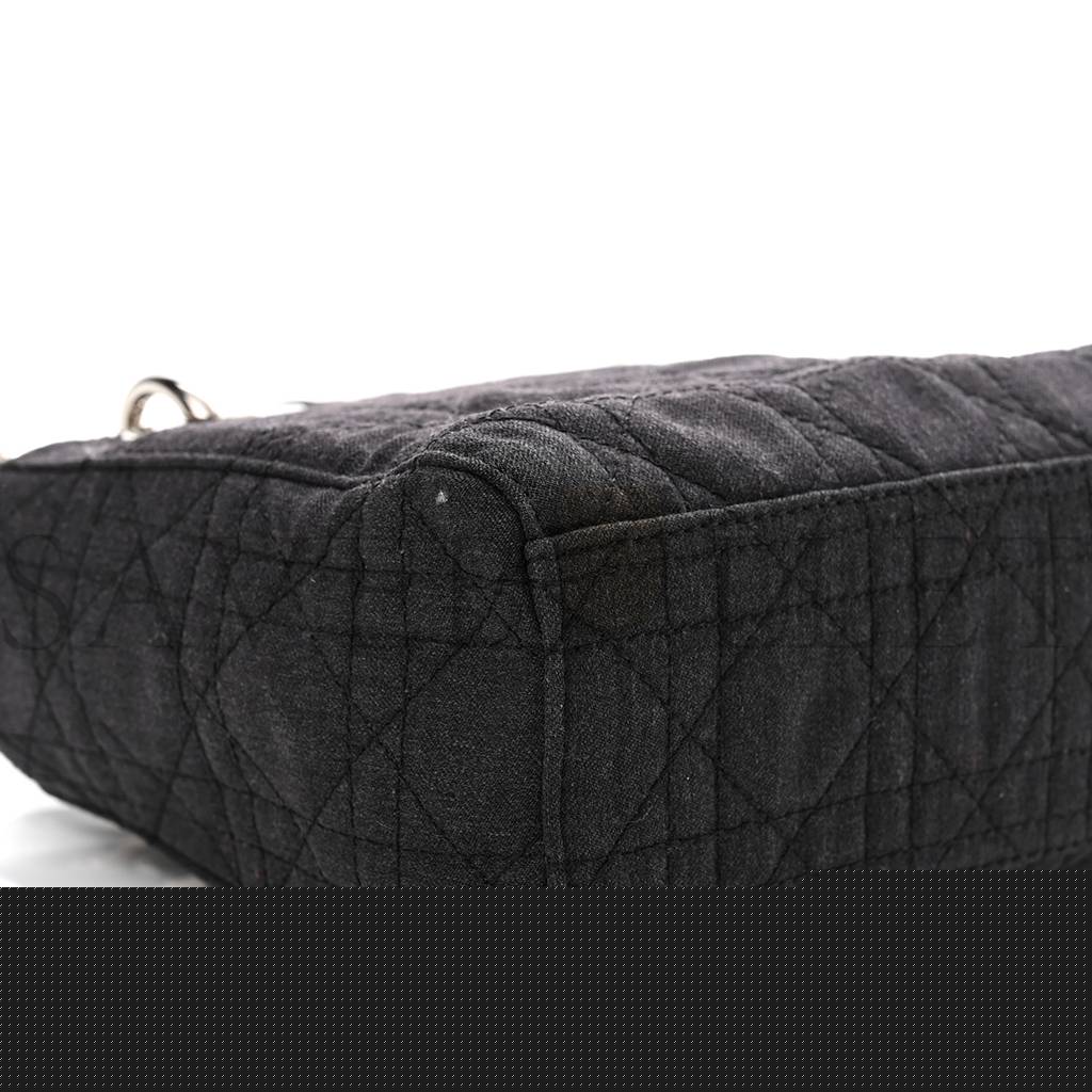 D*or canvas cannage mini lady D*or black (17*14*7cm)