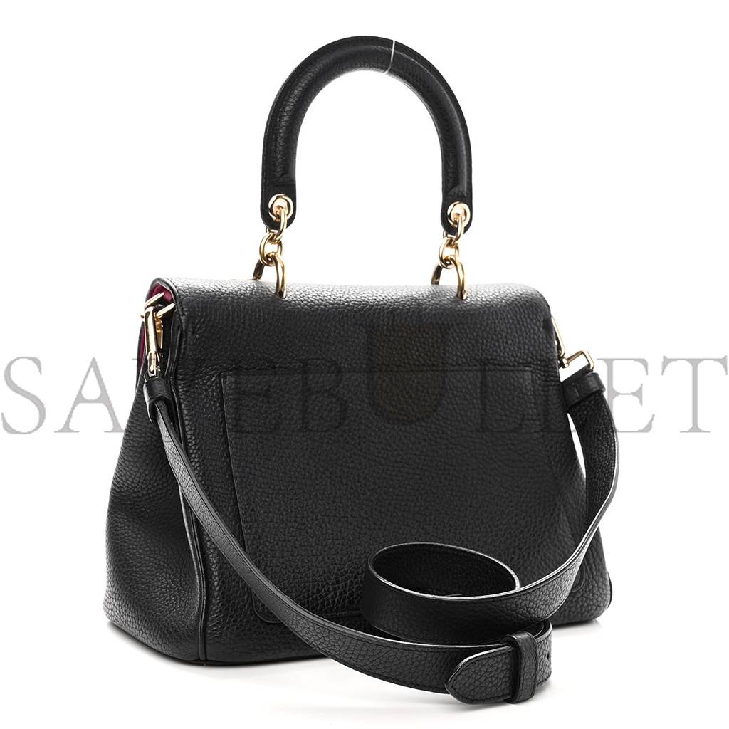 D*or bullcalf small be D*or flap black fraise (27*20*12.7cm)