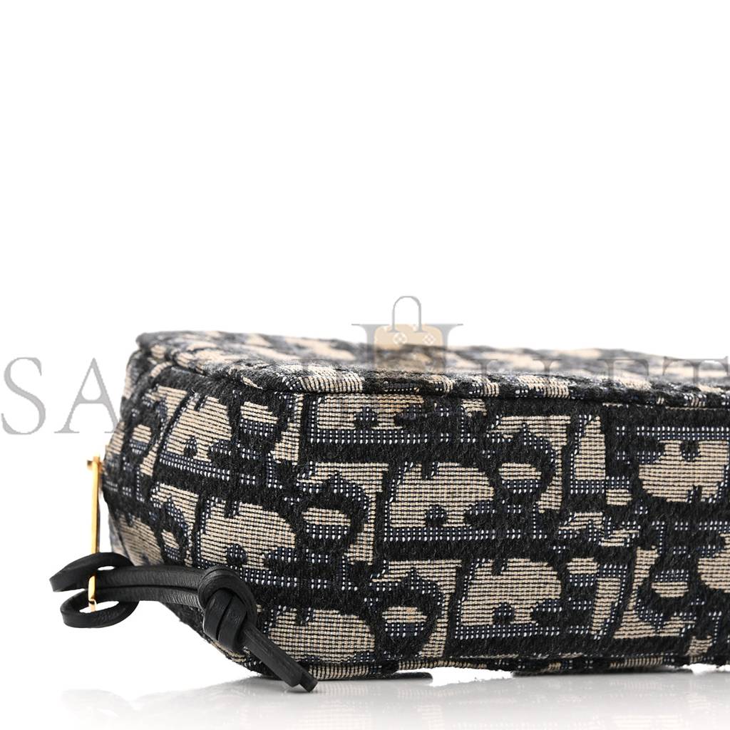 D*or oblique belt pouch blue (13*8*5.1cm)