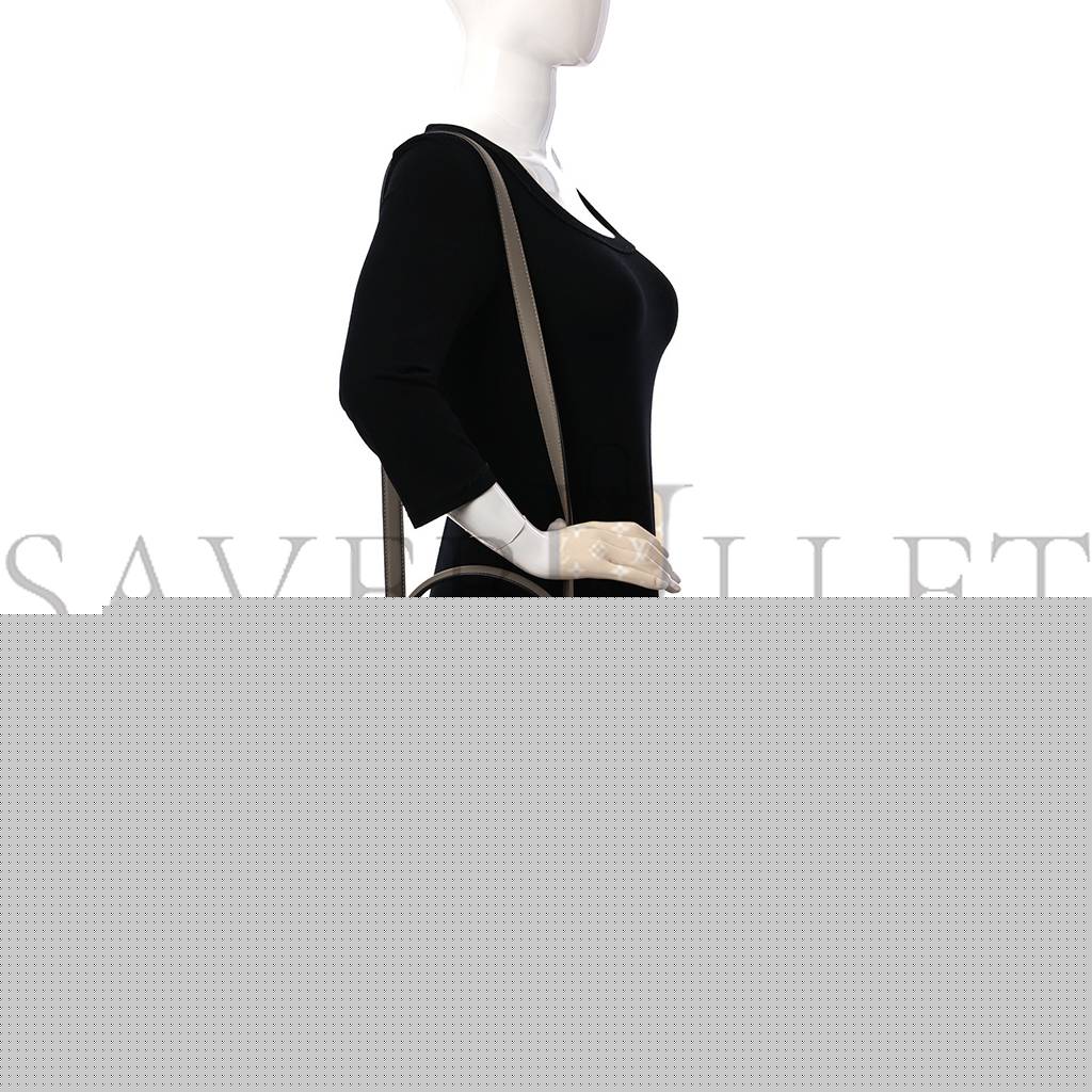 F**di vitello seta shiny nappa plexiglass medium peekaboo i see u satchel tortora (33*25*12cm)