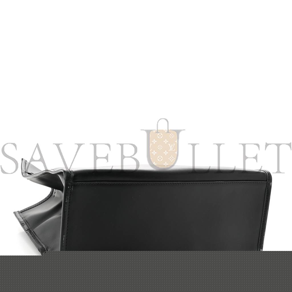 F**di vitello king plexiglass medium F**di sunshine shopper tote black (36*30*15cm)