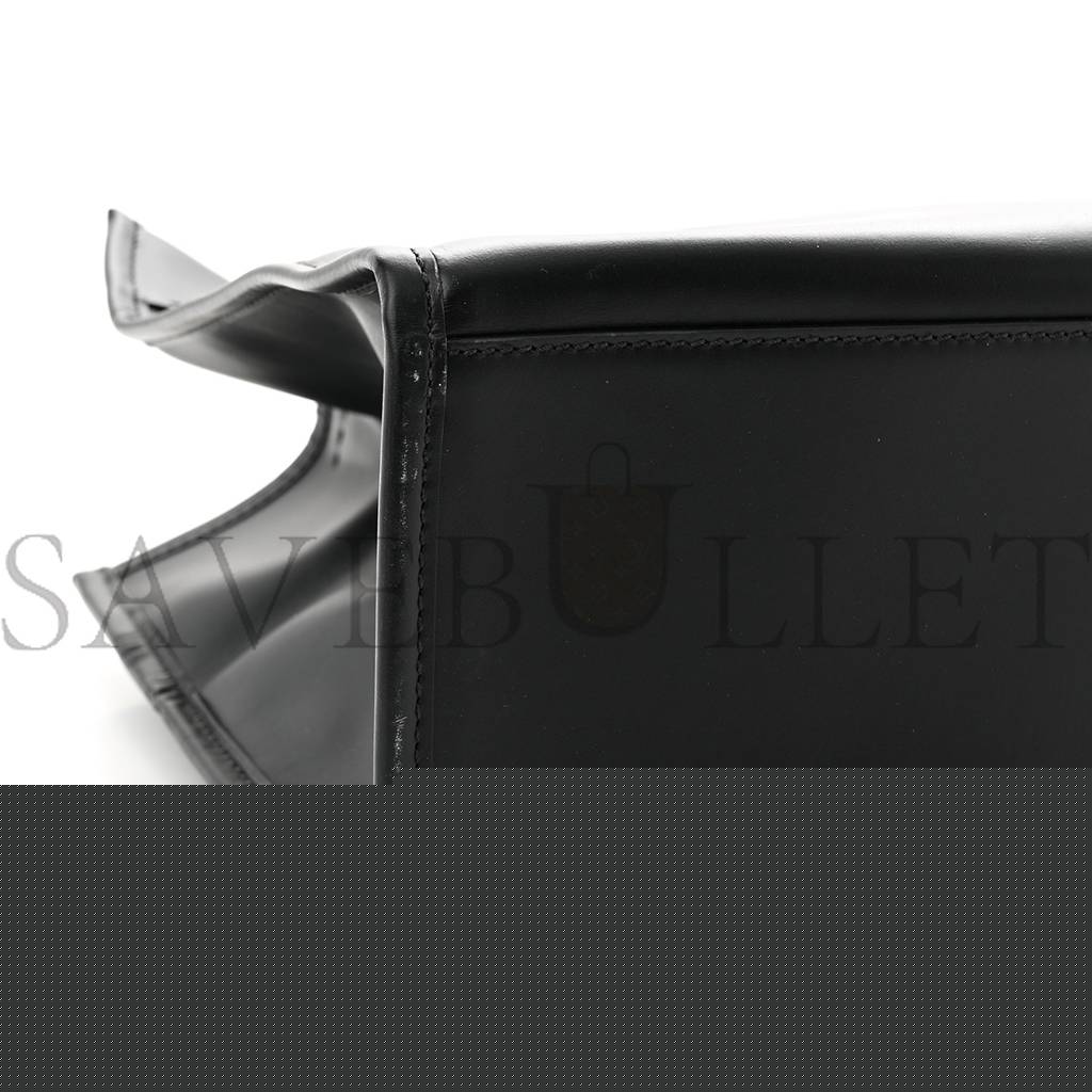 F**di vitello king plexiglass medium F**di sunshine shopper tote black (36*30*15cm)