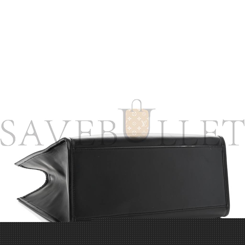 F**di vitello king plexiglass medium F**di sunshine shopper tote black (36*30*17cm)