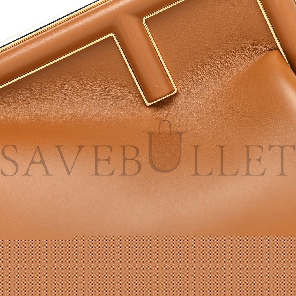 F**di shiny nappa medium F**di first caramello (30*25*10cm)