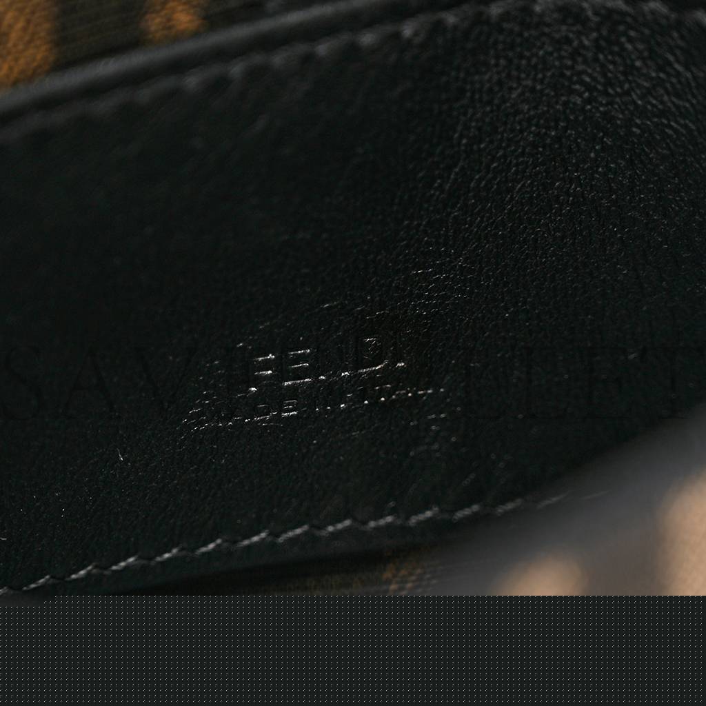 F**di fabric jacquard ff 1974 nano baguette charm tobacco moro black (10*6*3cm)