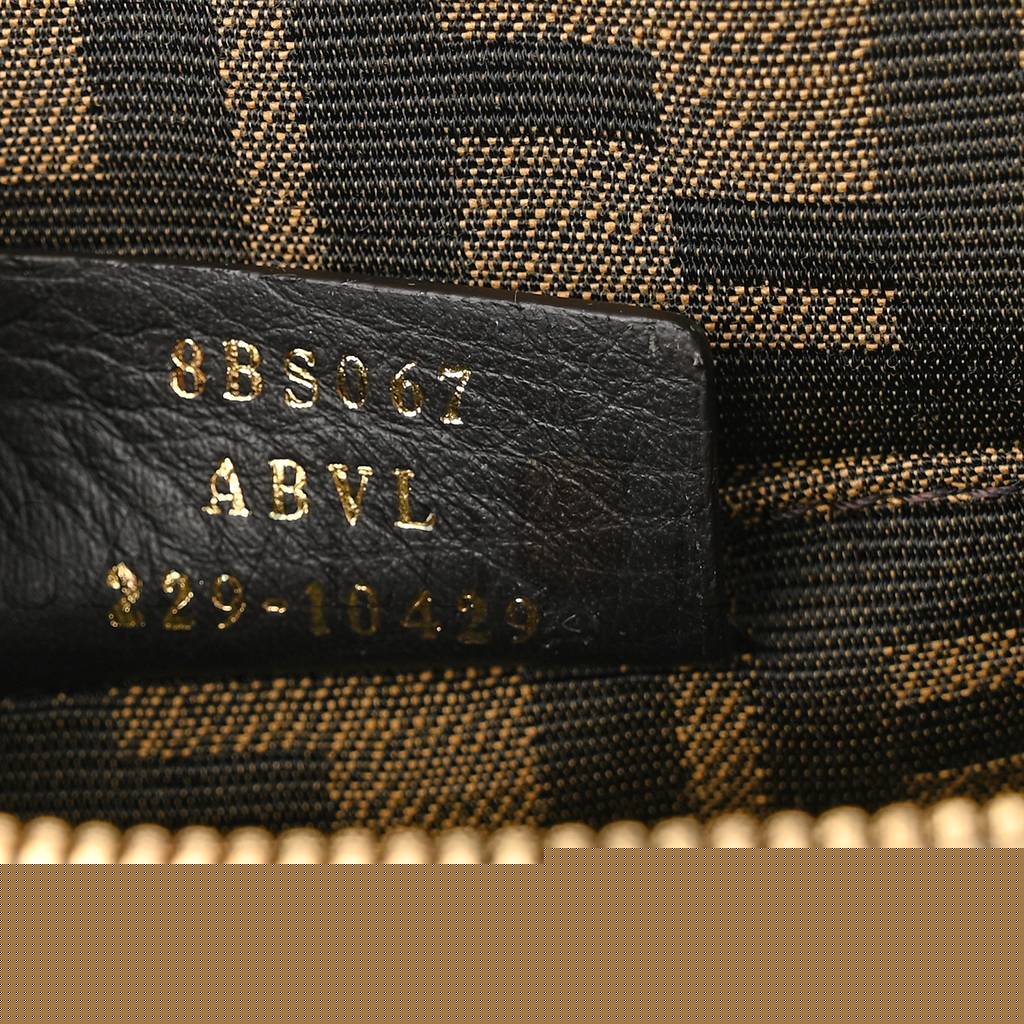 F**di vitello king plexiglass logo embossed mini by the way top handle boston bag tortora (18*11*8cm)