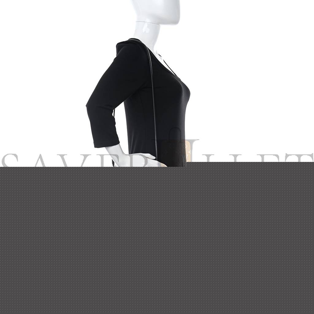 F**di vitello king luxor shiny nappa medium peekaboo i see u east west satchel black light rose (29*18*11cm)